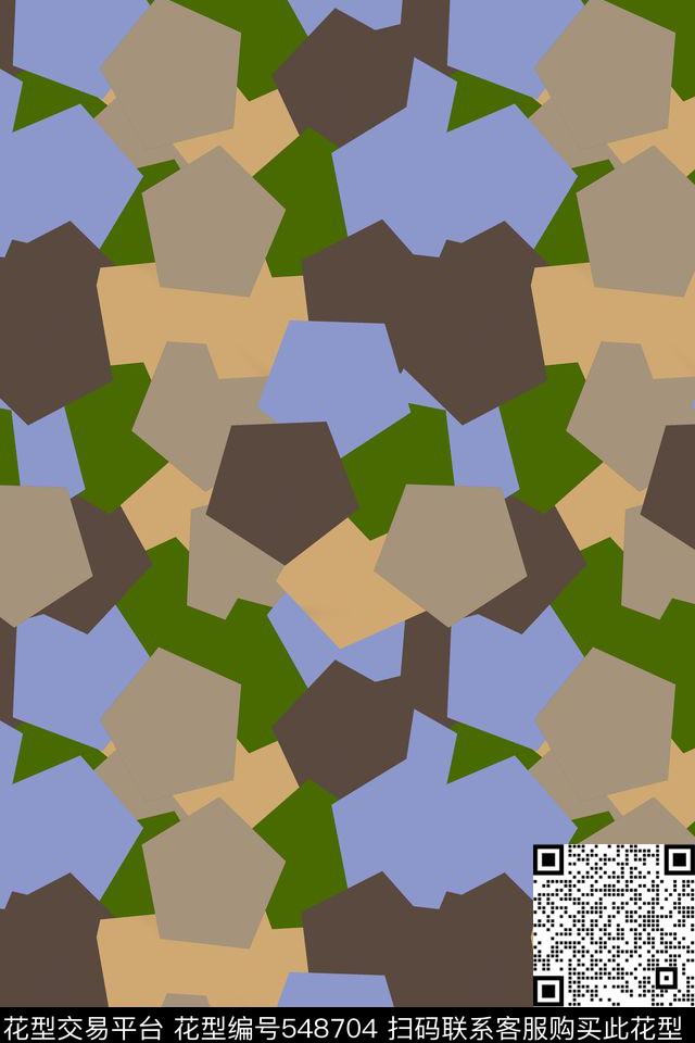 创意迷彩想象传统印花花型下载（图片编号: 548704） - 瓦栏（Walan）