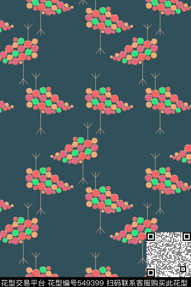 抽象创意符号传统印花花型下载（图片编号: 549399） - 瓦栏（Walan）