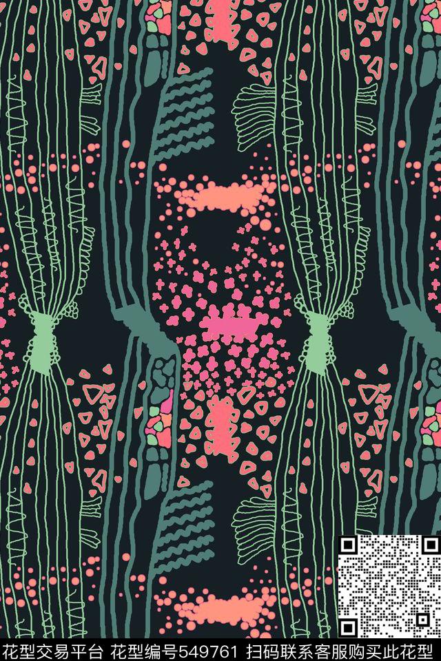 创意电脑绘画手绘传统印花花型下载（图片编号: 549761） - 瓦栏（Walan）