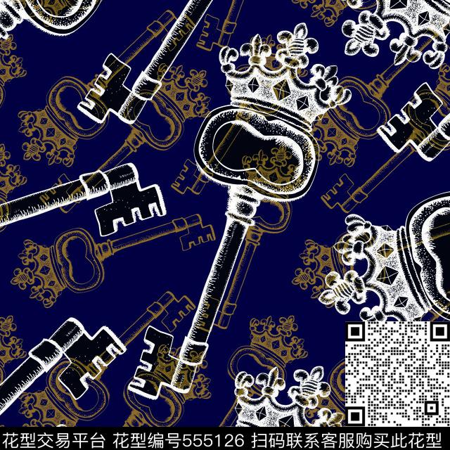 几何金属层次几何图传统印花花型下载（图片编号: 555126） - 瓦栏（Walan）