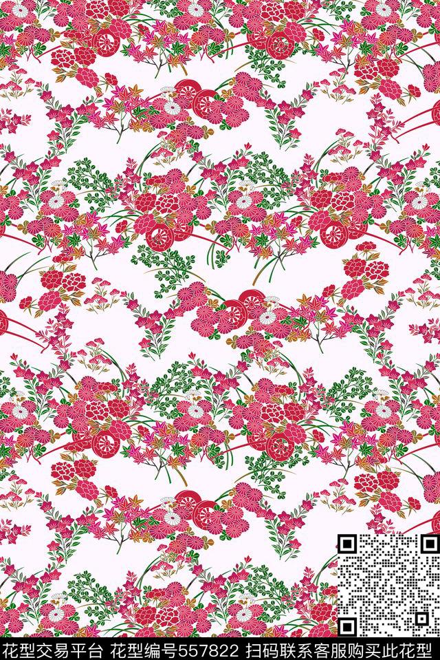 传统传统花型和服元素波西米亚手绘传统印花花型下载（图片编号: 557822） - 瓦栏（Walan）