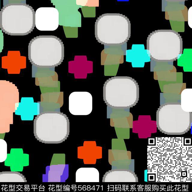2时尚花卉数码印花花型下载（图片编号: 568471） - 瓦栏（Walan）