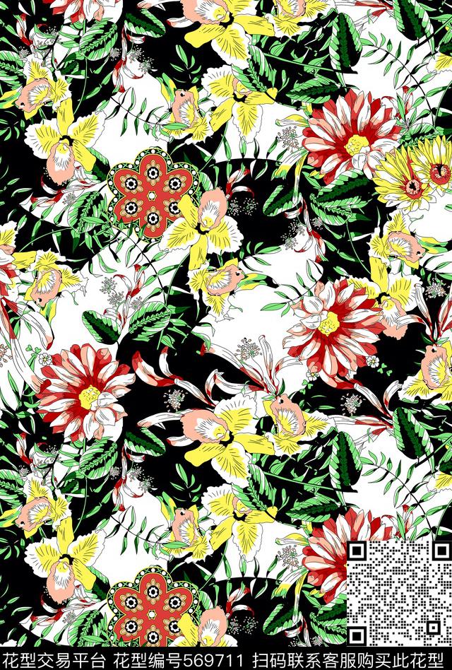 人物男装数码花型数码印花花型下载（图片编号: 569711） - 瓦栏（Walan）