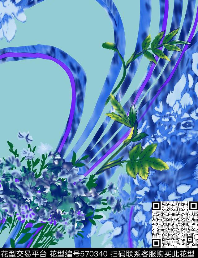 人物男装数码花型数码印花花型下载（图片编号: 570340） - 瓦栏（Walan）