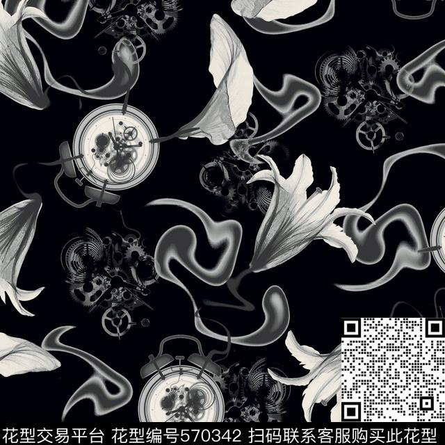 人物男装数码花型数码印花花型下载（图片编号: 570342） - 瓦栏（Walan）
