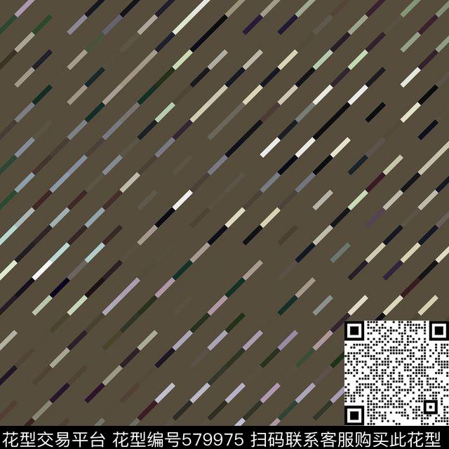 复古条纹几何传统印花花型下载（图片编号: 579975） - 瓦栏（Walan）