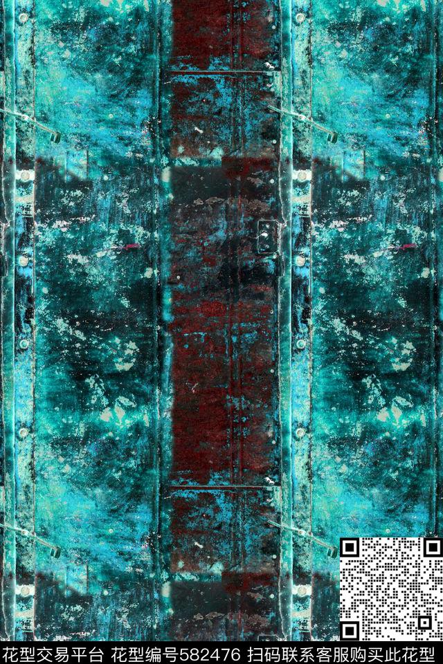 前卫纹理自然数码印花花型下载（图片编号: 582476） - 瓦栏（Walan）