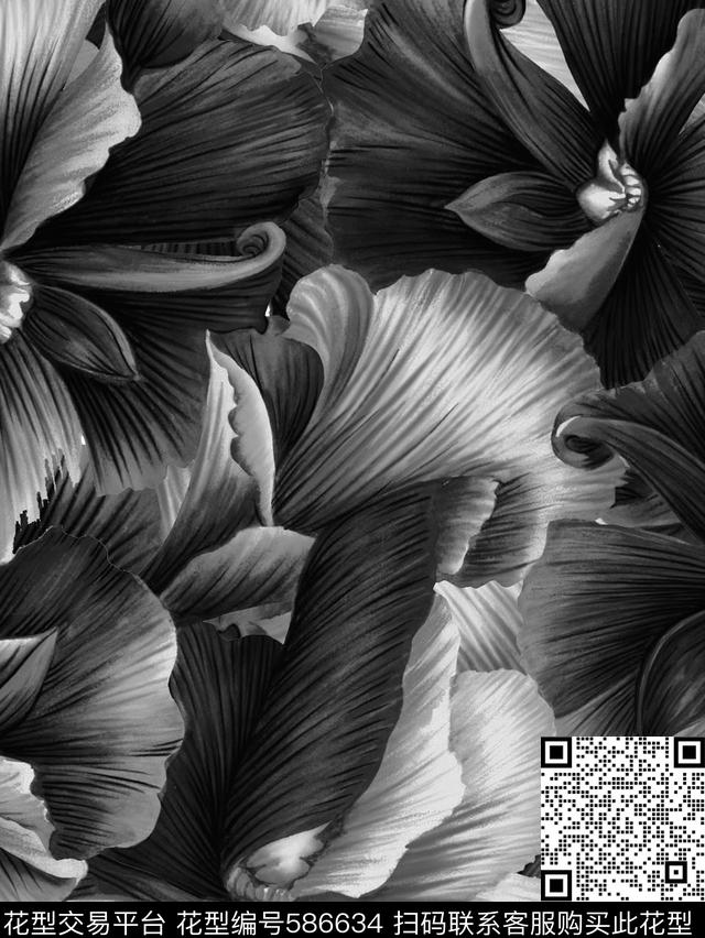 几何分割男装数码印花花型下载（图片编号: 586634） - 瓦栏（Walan）
