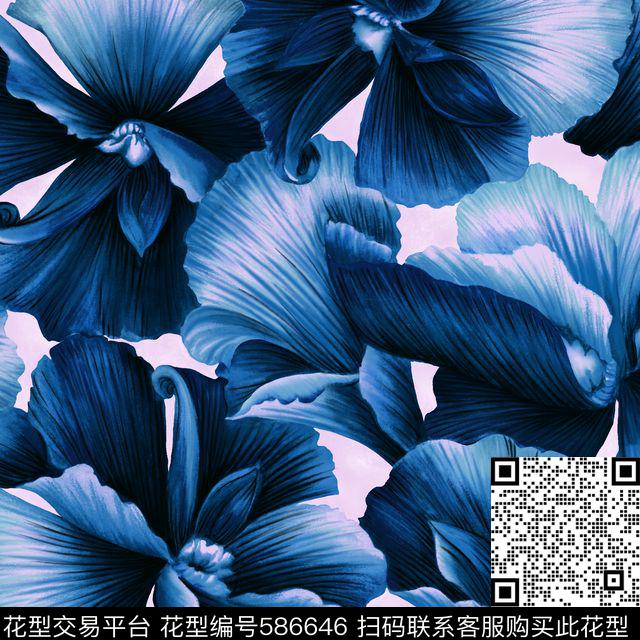 几何分割男装数码印花花型下载（图片编号: 586646） - 瓦栏（Walan）