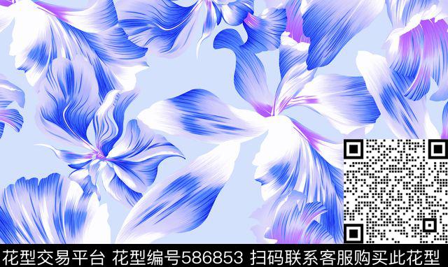 几何分割男装数码印花花型下载（图片编号: 586853） - 瓦栏（Walan）