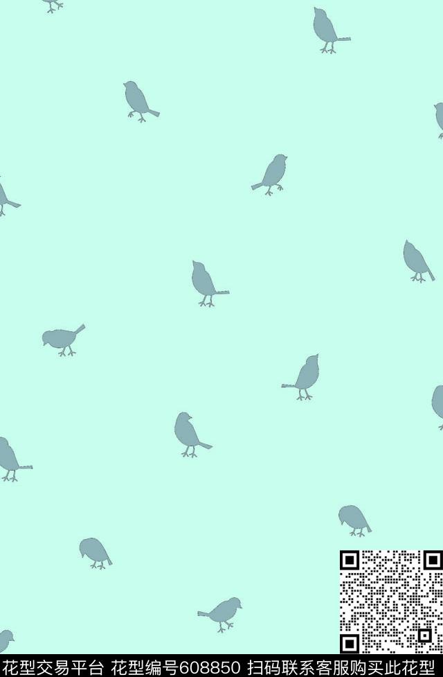 动物可爱卡通传统印花花型下载（图片编号: 608850） - 瓦栏（Walan）
