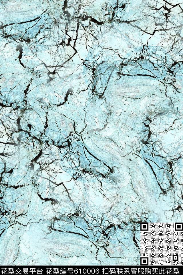 抽象肌理纹理数码印花花型下载（图片编号: 610006） - 瓦栏（Walan）