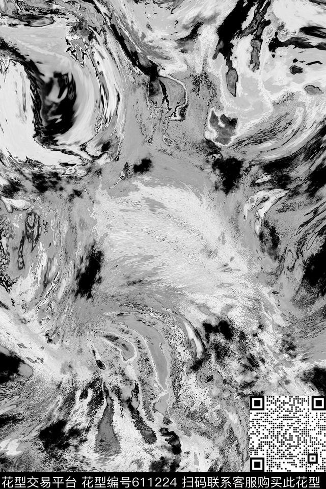 纹理笔触石纹数码印花花型下载（图片编号: 611224） - 瓦栏（Walan）