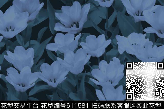 LL160412.jpg - 611581 - 花卉 干花 DriedBotanicals - 数码印花花型 － 女装花型设计 － 瓦栏
