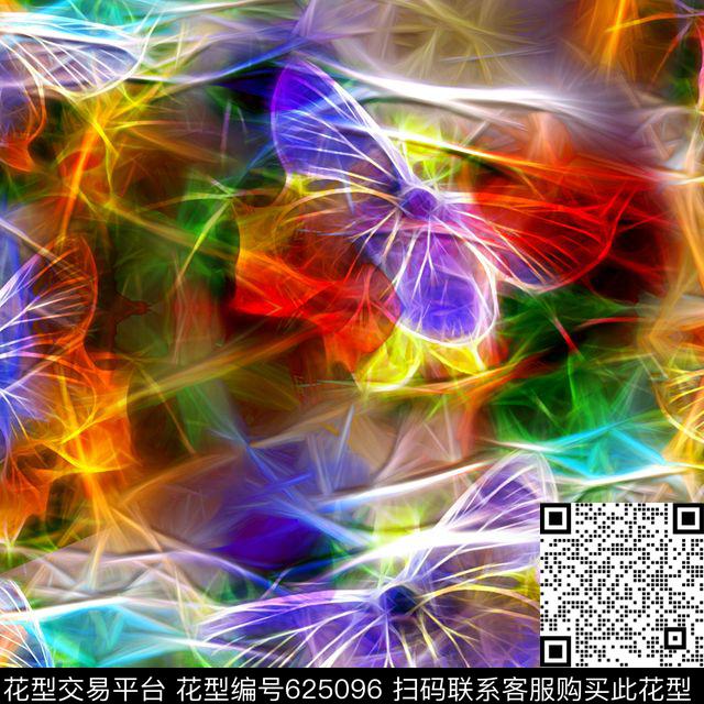 数码印花花型下载（图片编号: 625096） - 瓦栏（Walan）