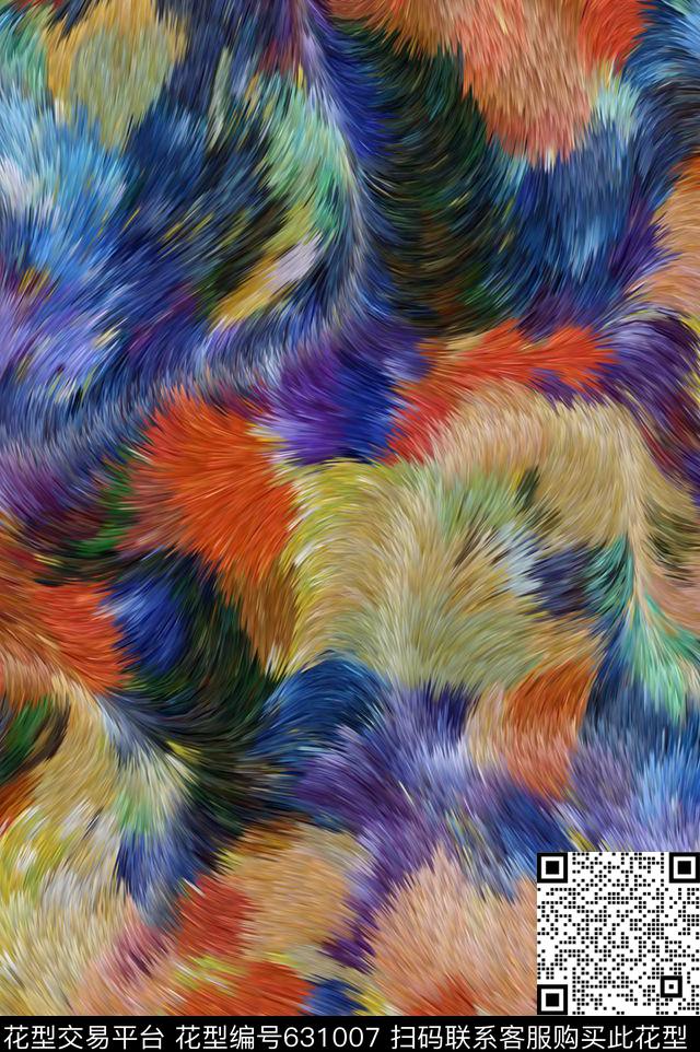 毛衫男装动物纹数码印花花型下载（图片编号: 631007） - 瓦栏（Walan）