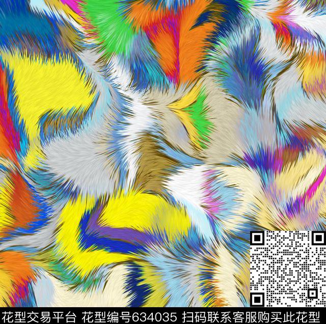 沙发布男装毛衫数码印花花型下载（图片编号: 634035） - 瓦栏（Walan）