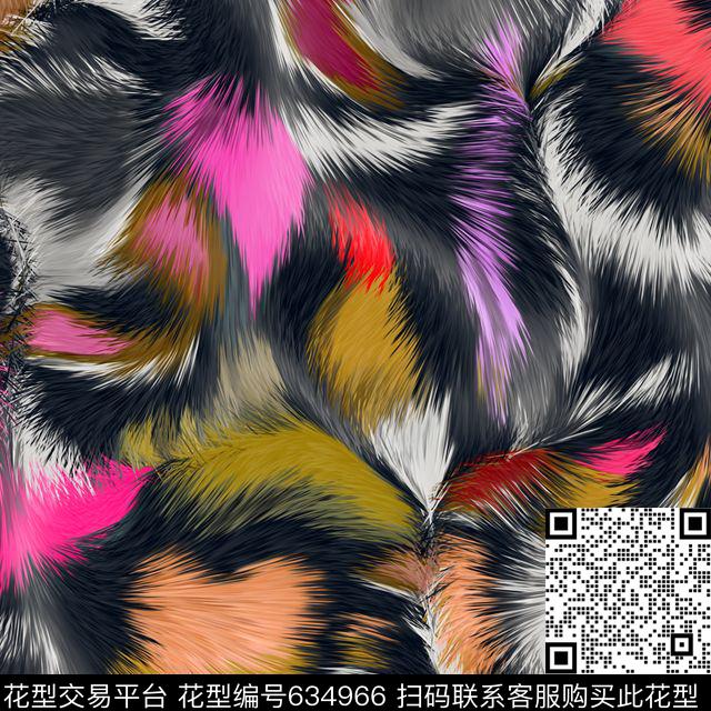 男装动物纹箱包数码印花花型下载（图片编号: 634966） - 瓦栏（Walan）