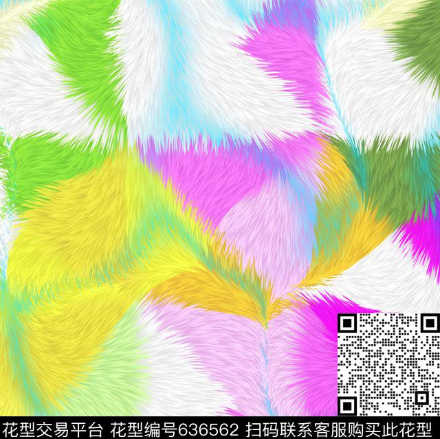 毛衫箱包沙发布数码印花花型下载（图片编号: 636562） - 瓦栏（Walan）