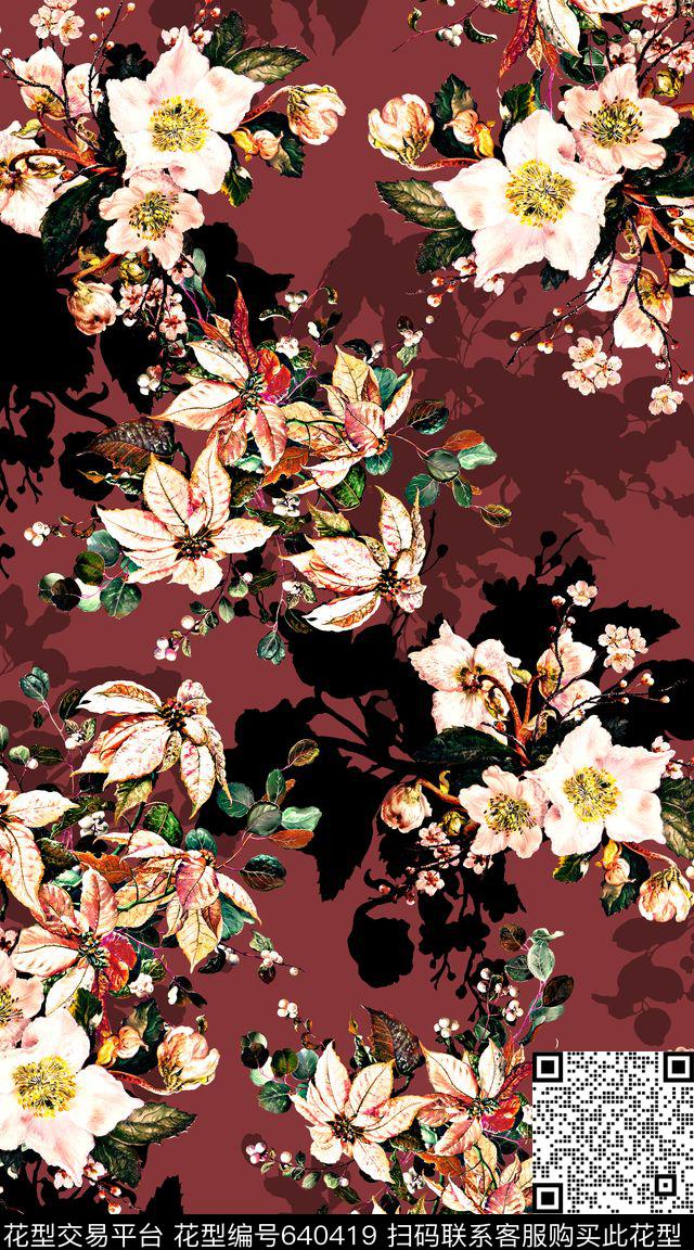 201605281.jpg - 640419 - 时尚 流行色 油画花卉 - 数码印花花型 － 女装花型设计 － 瓦栏