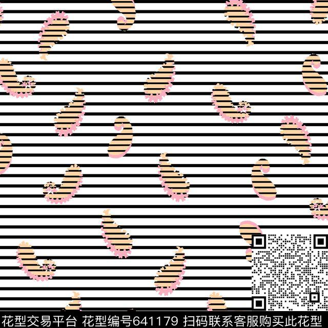 几何传统印花花型下载（图片编号: 641179） - 瓦栏（Walan）