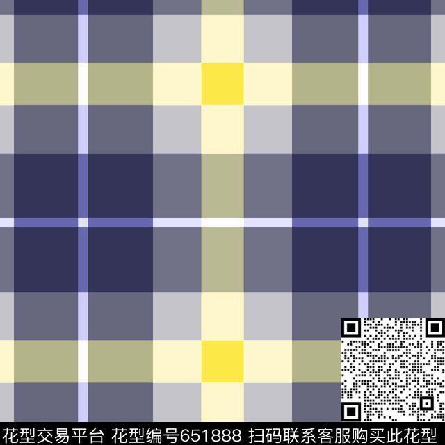 格子男装泳装传统印花花型下载（图片编号: 651888） - 瓦栏（Walan）