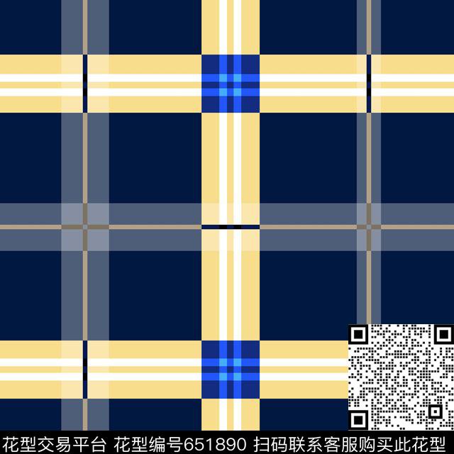 格子男装泳装传统印花花型下载（图片编号: 651890） - 瓦栏（Walan）