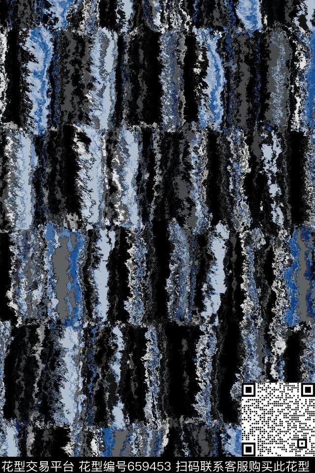 手绘肌理岩石几何数码印花花型下载（图片编号: 659453） - 瓦栏（Walan）