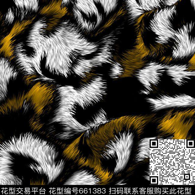 男装羽绒服羽毛数码印花花型下载（图片编号: 661383） - 瓦栏（Walan）