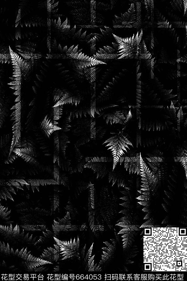 FLZ-7-72.jpg - 664053 - 抽象 条纹 格子 - 数码印花花型 － 男装花型设计 － 瓦栏