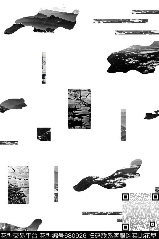 男装景观迷彩数码印花花型下载（图片编号: 680926） - 瓦栏（Walan）