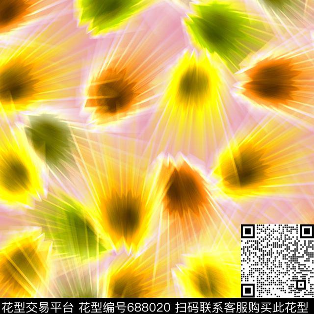 抽象几何纹理数码印花花型下载（图片编号: 688020） - 瓦栏（Walan）