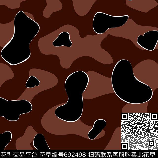 迷彩色块男装传统印花花型下载（图片编号: 692498） - 瓦栏（Walan）