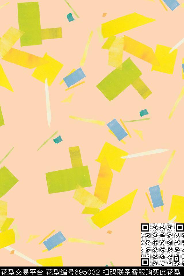 几何女装男装传统印花花型下载（图片编号: 695032） - 瓦栏（Walan）