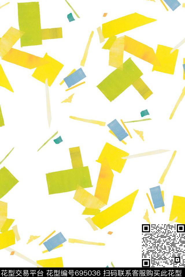 几何女装男装传统印花花型下载（图片编号: 695036） - 瓦栏（Walan）