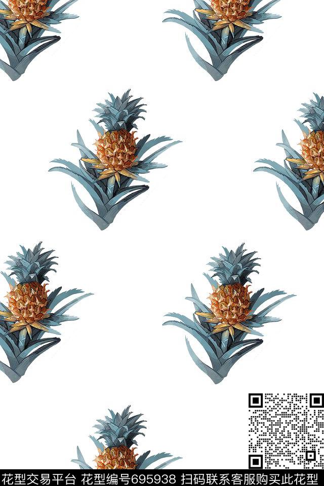 水果女装童装数码印花花型下载（图片编号: 695938） - 瓦栏（Walan）