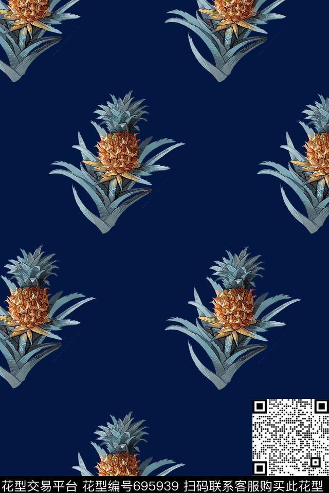 水果女装童装数码印花花型下载（图片编号: 695939） - 瓦栏（Walan）