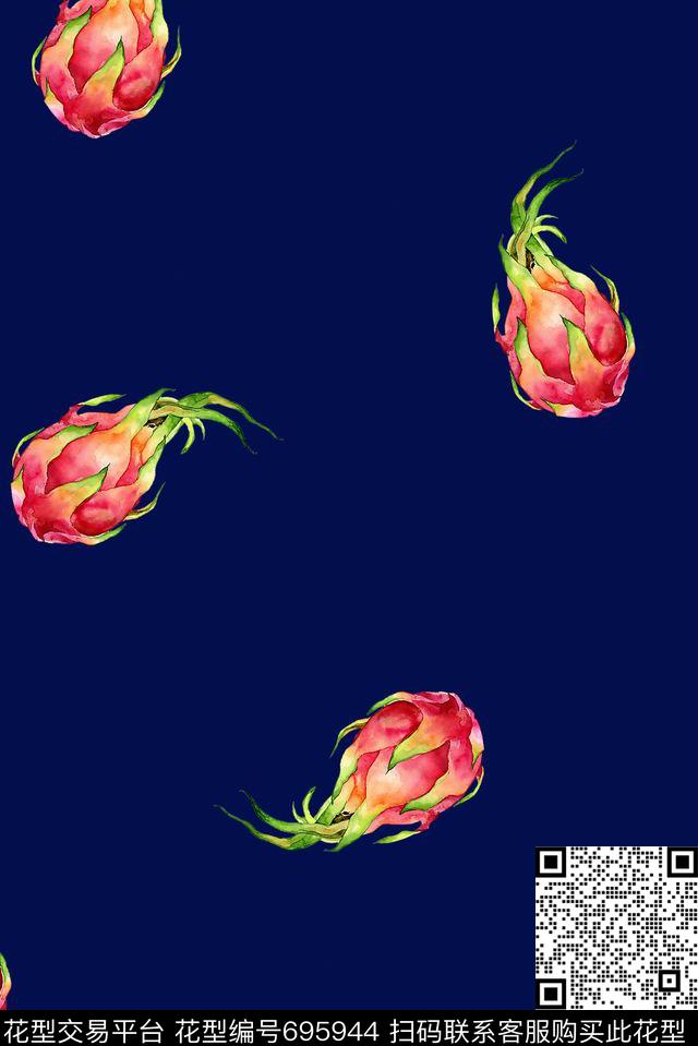 水果女装童装数码印花花型下载（图片编号: 695944） - 瓦栏（Walan）