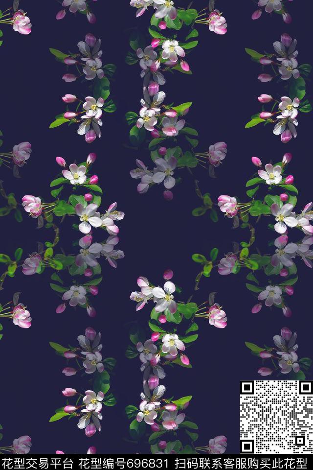 植物花卉花朵花卉写真数码印花花型下载（图片编号: 696831） - 瓦栏（Walan）