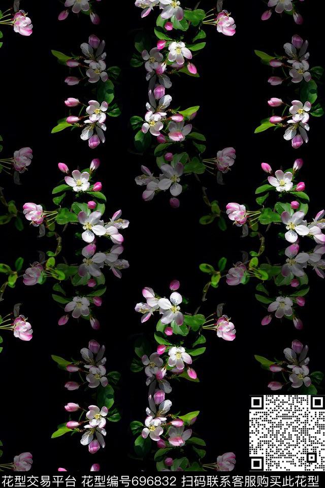 植物花卉花朵花卉写真数码印花花型下载（图片编号: 696832） - 瓦栏（Walan）