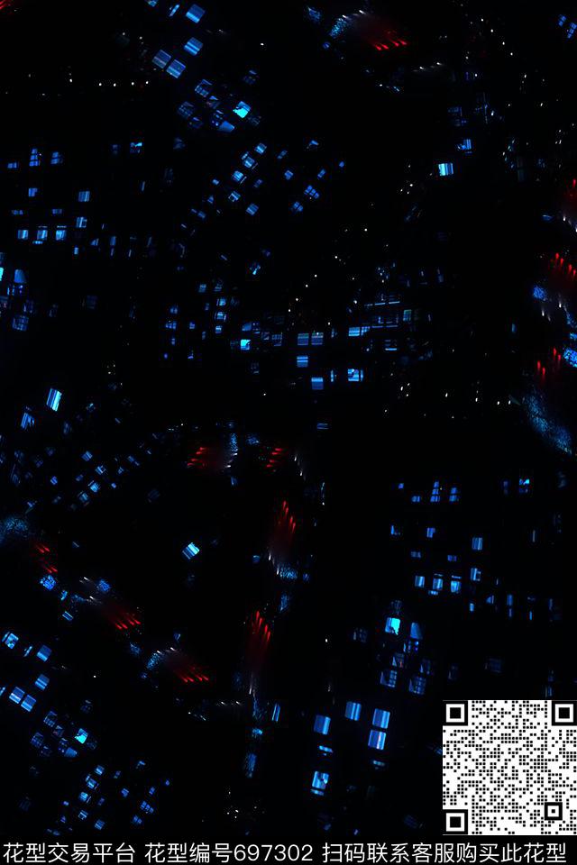 商务休闲男装女装数码印花花型下载（图片编号: 697302） - 瓦栏（Walan）