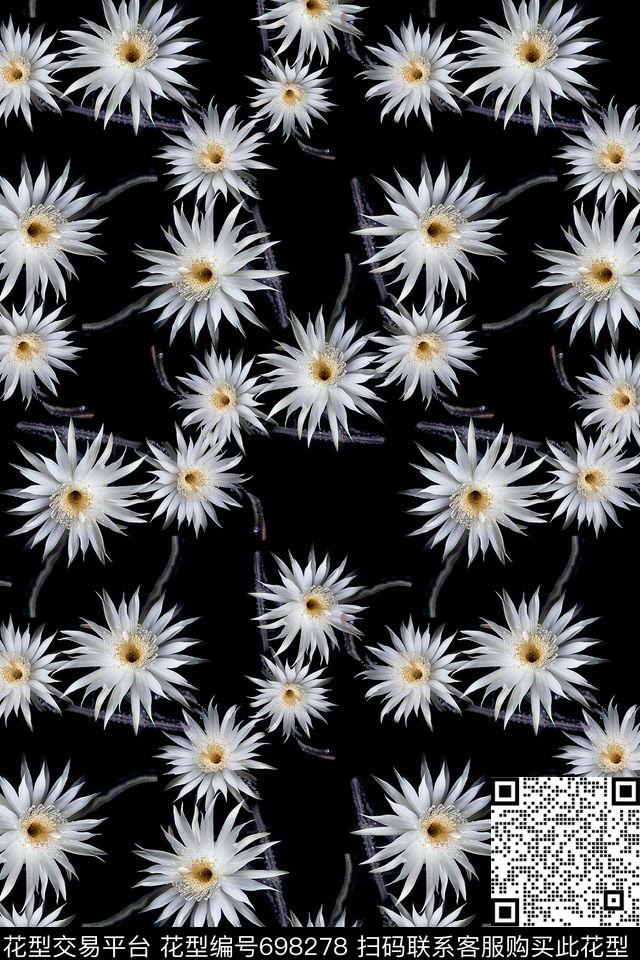 花卉植物花卉写真数码印花花型下载（图片编号: 698278） - 瓦栏（Walan）
