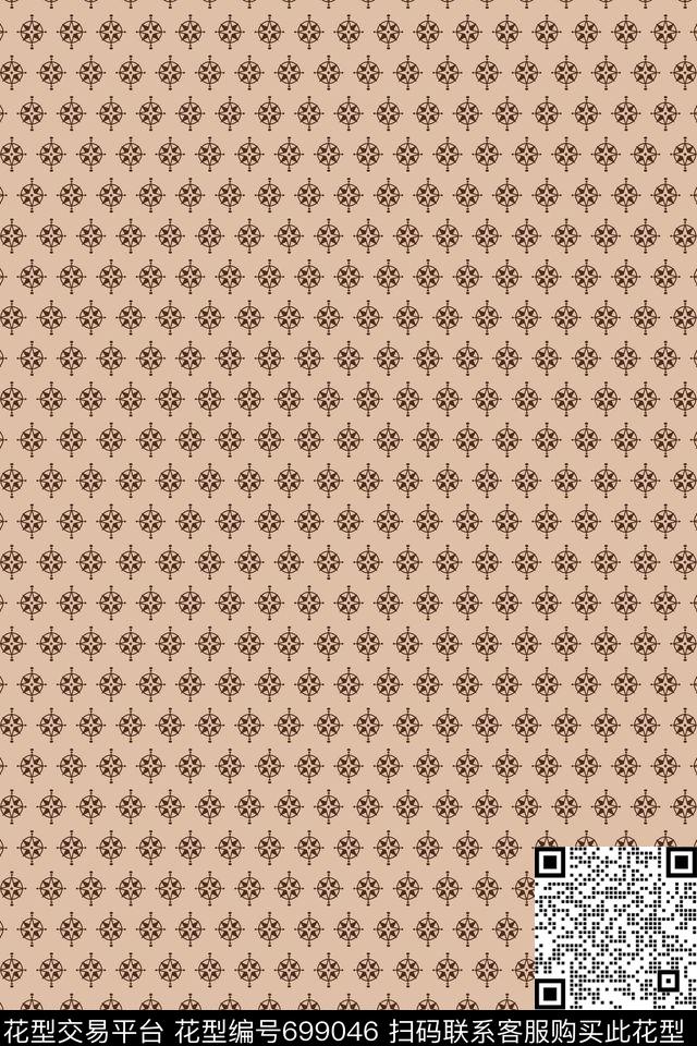几何男装满版传统印花花型下载（图片编号: 699046） - 瓦栏（Walan）
