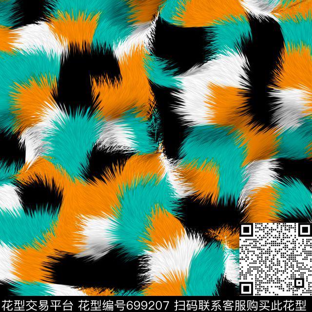 纹理秋冬布纹数码印花花型下载（图片编号: 699207） - 瓦栏（Walan）