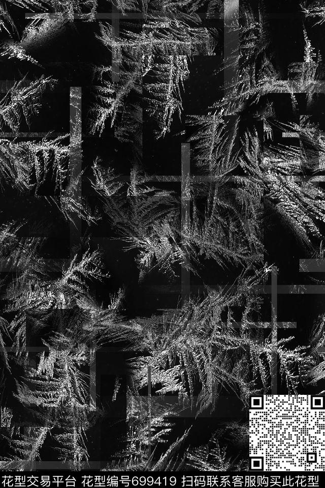 男装几何抽象数码印花花型下载（图片编号: 699419） - 瓦栏（Walan）