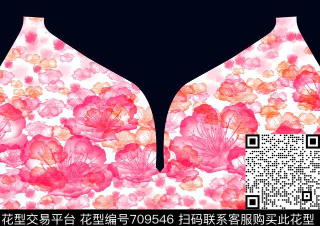 唯美花朵.jpg - 709546 - 趣味 花朵 时尚 - 数码印花花型 － 泳装花型设计 － 瓦栏