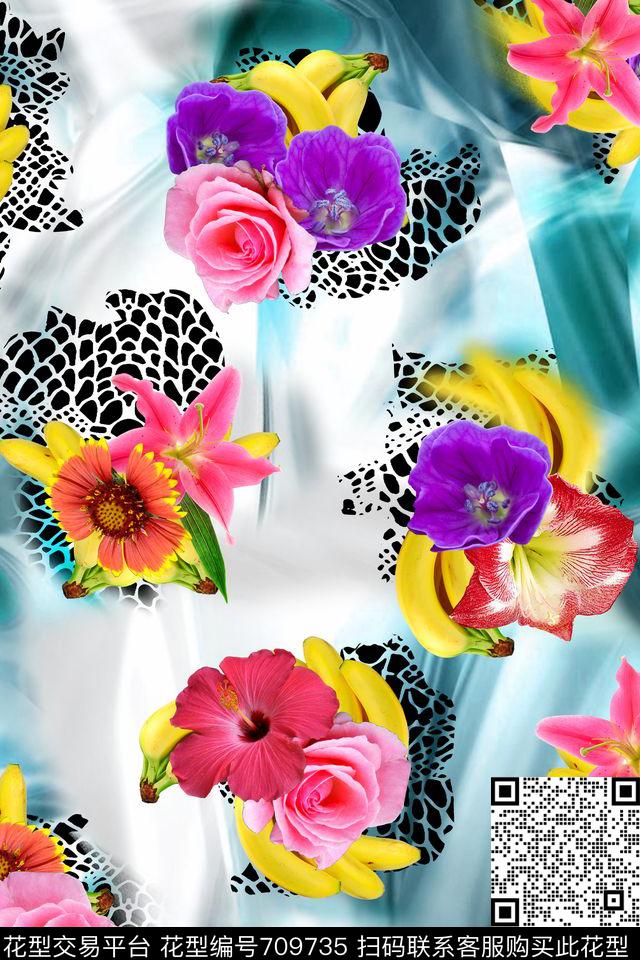JJ女-221.jpg - 709735 - 数码花卉 豹纹 朦胧底纹 - 数码印花花型 － 女装花型设计 － 瓦栏