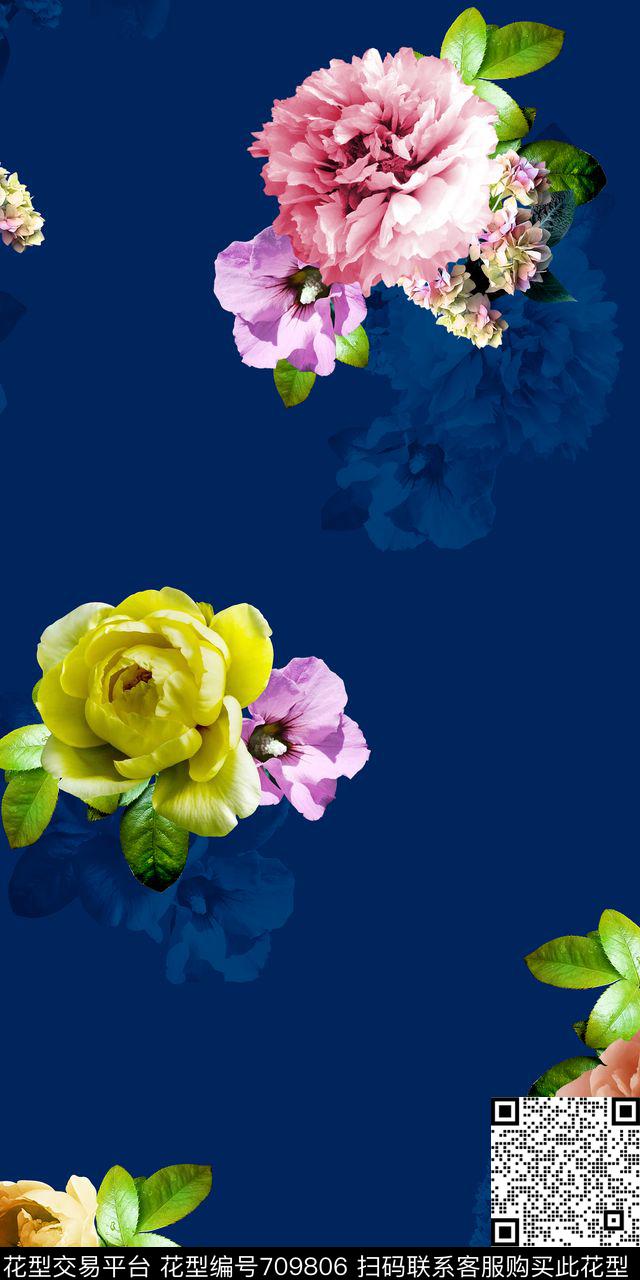 Morning-090416-LCX.tif - 709806 - 花朵 花卉 满版 - 数码印花花型 － 女装花型设计 － 瓦栏