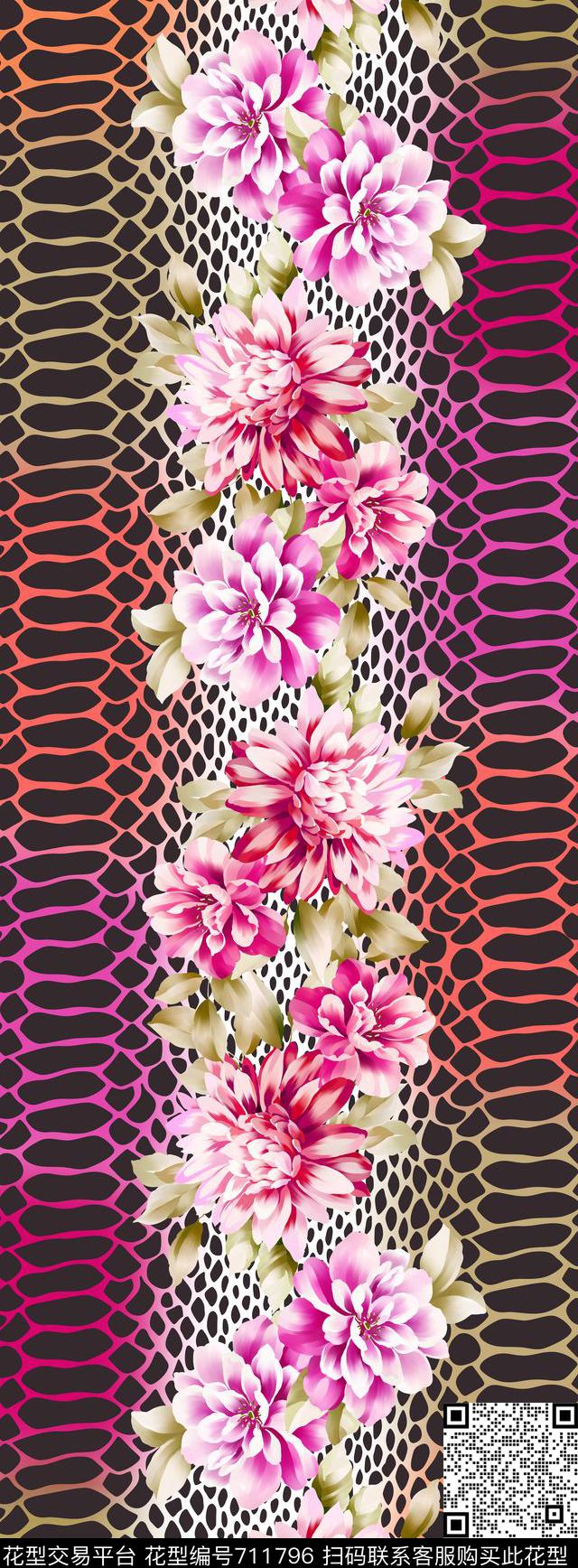 20160920-4.jpg - 711796 - 丝巾长巾 几何 动物纹 - 数码印花花型 － 长巾花型设计 － 瓦栏