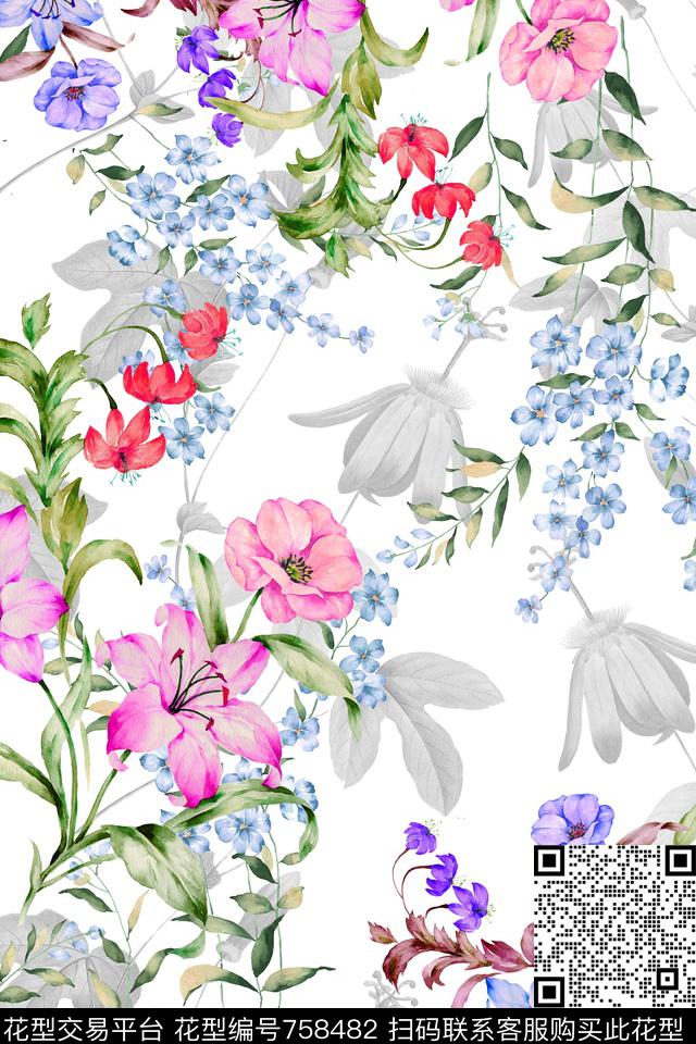 1211-02-03.jpg - 758482 - purity花型fresh2 - 数码印花花型 － 女装花型设计 － 瓦栏